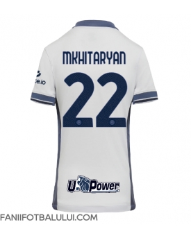 Inter Milan Henrikh Mkhitaryan #22 Tricou Fotbal Replică 2024-25 Femei Deplasare